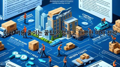 이사 비용 줄이는 꿀팁: 저렴하고 현명한 이사 전략
